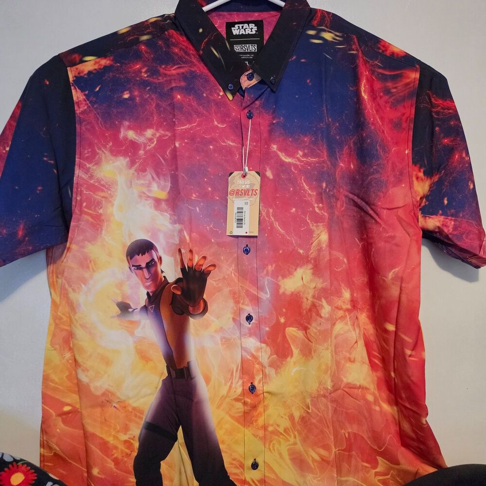 RSVLTS Mens Size 3XL Star Wars “Kanan’s Sacrifice NWT Shirt